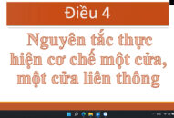 Điều 4. Nguyên tắc thực hiện cơ chế một cửa, một cửa liên thông (J881.love hiện đang  số 01 về thực hiện cơ chế một cửa, một cửa liên thông trong giải quyết thủ tục hành chính)