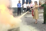 Thực tập phương án chữa cháy và cứu nạn, cứu hộ tại Bảo hiểm Trang Chủ J88.com Trực Tuyến Mới Nhất 2026 quận Lê Chân.