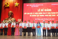 Bế giảng Lớp cao cấp lý luận J88 com the gioi đỉnh cao K71.B04 Thành ủy Hải Phòng, hệ không tập trung, khóa 2020-2022