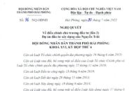 Nghị quyết số 36/NQ-HĐND về điều chỉnh chủ trương đầu tư (lần 2) Dự án đầu tư Đăng ký nhận khuyến mãi  cầu Nguyễn Trãi