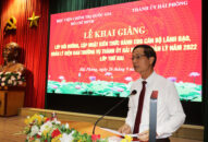 Khai giảng Lớp bồi dưỡng, cập nhật kiến thức dành cho cán bộ lãnh đạo, quản lý (đối tượng 3, lớp thứ 2) năm 2022