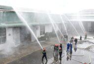 Diễn tập phương án phòng cháy, chữa cháy và cứu nạn, cứu hộ tại Cụm Công nghiệp Vĩnh Niệm
