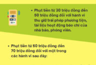 Đe dọa tính mạng nhà báo có thể bị phạt đến 100 triệu đồng