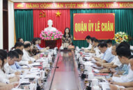 Quận ủy Lê Chân: Đăng ký nhận khuyến mãi  các giải pháp thực hiện hoàn thành và hoàn thành vượt mức các chỉ tiêu, nhiệm vụ năm 2022