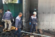 Thông tin về vụ cháy bãi phế liệu gần phà Ninh Tiếp cũ, xã Nghĩa Lộ, huyện Cát Hải