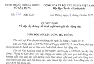 Quyết định của Sở Đăng ký nhận khuyến mãi  về việc cấp chứng chỉ hành nghề môi giới bất động sản cho 378 cá nhân