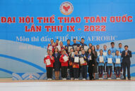 Đoàn vận động viên thành phố Hải Phòng xếp thứ Ba toàn đoàn môn thể dục Aerobic