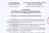 Hải Phòng: Ban hành tiêu chí chấm điểm và xếp loại công tác dân vận của các cơ quan 8J88 phiên bản  trên địa bàn thành phố