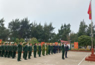 Thiêng liêng nghi lễ Chào cờ đầu năm mới tại Đồn Biên phòng Bạch Long Vỹ