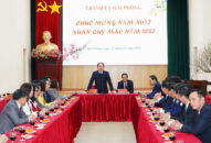 Thường trực Thành ủy gặp mặt, chúc Tết các Ban Đăng ký nhận khuyến mãi  Đảng của Thành ủy
