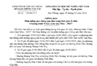 Phân luồng giao thông tạm thời trong thời gian tổ chức Chương trình “Chào xuân Quý Mão 2023”