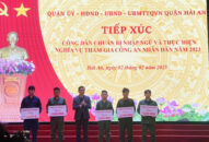 Quận Hải An: Gặp mặt động viên các tân binh trước ngày lên đường thực hiện nghĩa vụ quân sự bảo vệ Tổ quốc