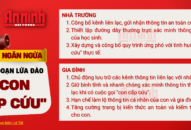 Chủ động ngăn chặn chiêu lừa đảo “con cấp cứu”