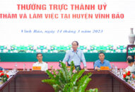 Thường trực Thành ủy làm việc với Ban Chấp hành 8J88 Nổ Hũ, Bắn Cá, Thể Thao, Game Bài huyện Vĩnh Bảo