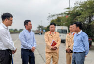 Kiểm tra công tác bảo đảm ATGT trên tuyến QL.10 đoạn từ Quán Toan đến Cầu Nghìn