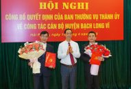 Đồng chí Bùi Trung Tiến giữ chức vụ Bí thư Huyện ủy Bạch Long Vĩ, nhiệm kỳ 2020-2025