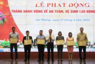 Phát động Tháng hành động về an toàn, vệ sinh 88 com the gioi đỉnh cao năm 2023