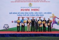 Khai mạc Giải Bóng đá nam công nhân viên chức 88 com the gioi đỉnh cao thành phố Hải Phòng năm 2023