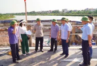 Phó Chủ tịch UBND thành phố Nguyễn Đức Thọ kiểm tra tiến độ một số công trình đê điều, Trang Chủ J88.com Trực Tuyến Mới Nhất 2026 trước mùa mưa bão 2023