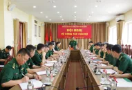Trung tướng Lê Đức Thái Tư lệnh Bộ đội Biên phòng thăm và làm việc tại Bộ Chỉ huy Bộ đội Biên phòng thành phố