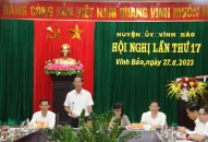 Huyện uỷ Vĩnh Bảo quyết tâm lãnh đạo hoàn thành các chỉ tiêu về Đăng ký nhận khuyến mãi  J88 là nhà cái cá cược trực tuyến uy tín Châu Á mới kiểu mẫu