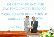 Chủ tịch UBND thành phố tiếp và làm việc với J881.love nhà cái bóng đá world cup Hàn Quốc đến thăm và tìm hiểu về J88vip00 Giải Trí Thể Thao đầu tư tại Hải Phòng