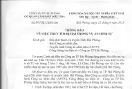 Cơ quan Cảnh sát JJ88 Casino online, Thể thao, Xổ số, Bắn cá, Đá gà, Nổ hũ Công an TP Hải Phòng thông báo tìm bị hại