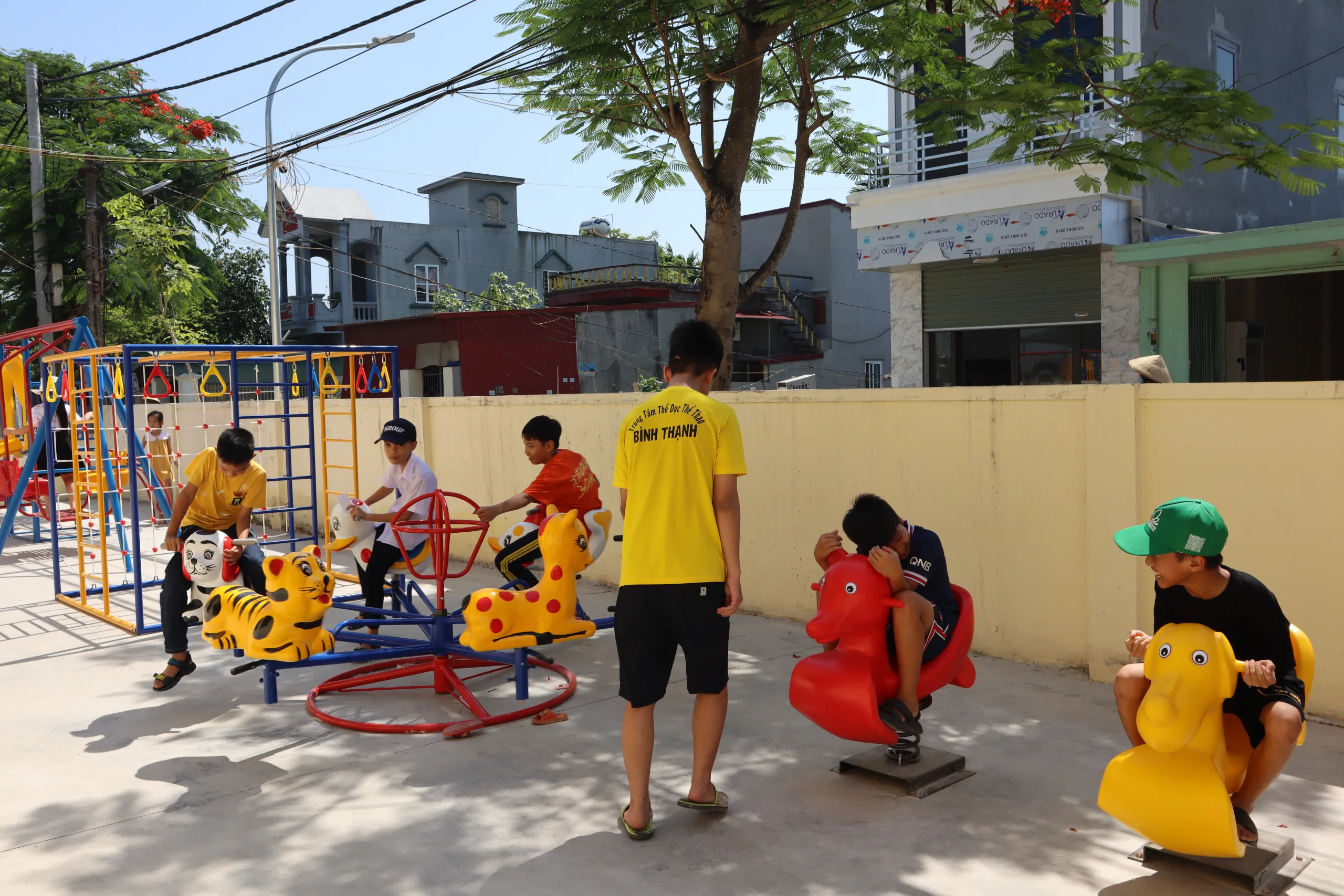 Góc sân chơi cho các em