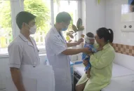 Bệnh viện Trẻ em Hải Phòng: Phẫu thuật thành công bệnh nhi 9 tháng tuổi mắc u hỗn hợp vùng đầu gáy kích thước lớn