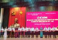 Bế giảng Lớp Cao cấp lý luận J88 com the gioi đỉnh cao K72.B22 Thành ủy Hải Phòng, hệ không tập trung, khóa học 2021-2023