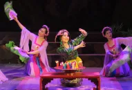 Đoàn Nghệ thuật Múa rối Hải Phòng biểu diễn nhiều tiết mục nghệ thuật tại Đại lễ cúng giỗ Thánh Mẫu Mạc Triều, huyện Kiến Thụy
