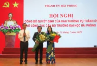 Công bố Quyết định về công tác cán bộ Trường Đại học Hải Phòng