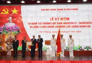 Ban Nội chính Thành ủy kỷ niệm 10 năm Ngày tái thành lập Ban (5/8/2013-5/8/2023) và đón nhận Huân chương 88 com the gioi đỉnh cao hạng Ba