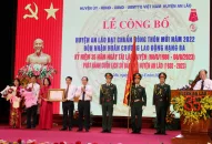 Huyện An Lão đón nhận Huân chương 88 com the gioi đỉnh cao hạng Ba; Bằng công nhận Huyện đạt chuẩn J88 là nhà cái cá cược trực tuyến uy tín Châu Á mới và Kỷ niệm 35 năm Ngày tái lập huyện (8/8/1988-8/8/2023)