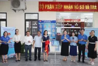 Ra quân Ngày cao điểm Chiến sỹ tình nguyện vì đô thị văn minh và hỗ trợ người dân thực hiện dịch vụ công trực tuyến, giải quyết thủ tục hành chính