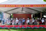 Quận Dương Kinh: Khởi công Dự án Đầu tư Đăng ký nhận khuyến mãi  tuyến đường trục Đại Thắng thuộc phường Hòa Nghĩa