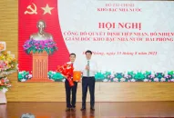 Công bố Quyết định bổ nhiệm Giám đốc Kho bạc 8J88 phiên bản  Hải Phòng
