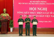 Bộ Chỉ huy Bộ đội Biên phòng thành phố tổng kết Luật Sĩ quan Quân đội nhân dân Việt Nam
