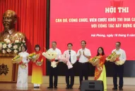 Sôi nổi Hội thi “Cán bộ, công chức, viên chức Khối thi đua các ban, cơ quan Thành ủy với công tác Đăng ký nhận khuyến mãi  Đảng”