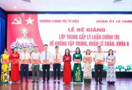 Quận Lê Chân: Bế giảng Lớp Trung cấp lý luận J88 com the gioi đỉnh cao, hệ không tập trung, khóa 8