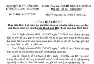 Hướng dẫn thực hiện thu và sử dụng học phí đối với cơ sở J882ea hoàn trả cao mầm non, J882ea hoàn trả cao phổ thông công lập năm học 2023-2024