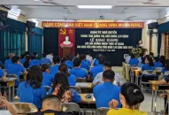 Quận Ngô Quyền: Hơn 100 đoàn viên công đoàn, công nhân 88 com the gioi đỉnh cao ở nơi chưa có tổ chức Đảng tham gia bồi dưỡng nhận thức về Đảng