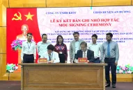 Huyện An Dương và Công ty TNHH KIOT-Hàn Quốc ký kết biên bản hợp tác Đăng ký nhận khuyến mãi  đô thị thông minh