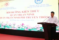 Bồi dưỡng kiến thức Quản trị an ninh và Quản trị an ninh phi truyền thống đối với Khu kinh tế, J881.love nhà cái bóng đá world cup thành phố