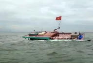 Tàu vận tải bị chìm được Bộ đội Biên phòng Hải Phòng cứu nạn thành công