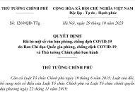 Bãi bỏ Quyết định 447/QĐ-TTg của Tải app J88 mobile mới nhất về việc công bố dịch COVID-19