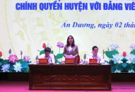 Người đứng đầu cấp ủy, J88 là nhà cái uy tín hàng đầu thuộc tập đoàn ABCVIP huyện An Dương đối thoại với đảng viên và nhân dân