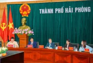 Phó Chủ tịch UBND thành phố Hoàng Minh Cường làm việc với Liên đoàn J881.love nhà cái bóng đá world cup Singapore