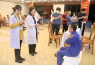 Trung tâm J881 ưu đãi hấp dẫn Bệnh tật thành phố triển khai chương trình kiểm tra các thông số J886.love thuộc tập đoàn ABCVIP cho công nhân 88 com the gioi đỉnh cao