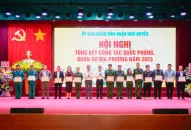 Quận Ngô Quyền hoàn thành toàn diện nhiệm vụ quốc phòng, quân sự địa phương